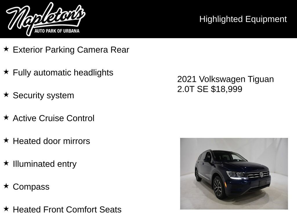 Used 2021 Volkswagen Tiguan SE image 16