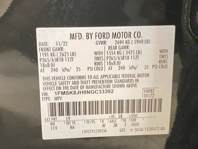 Certified 2022 Ford Explorer Timberline w/ Timberline Technology Package AWD/4WD image 31