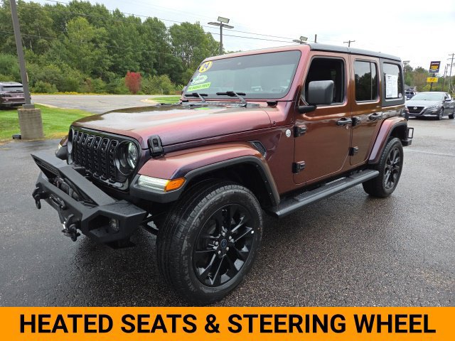 Used 2024 Jeep Wrangler Unlimited Sahara w/ Technology Group AWD/4WD image 4