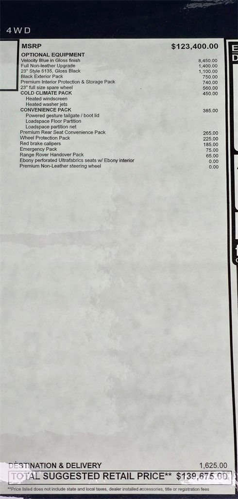 New 2025 Land Rover Range Rover Sport Autobiography image 35