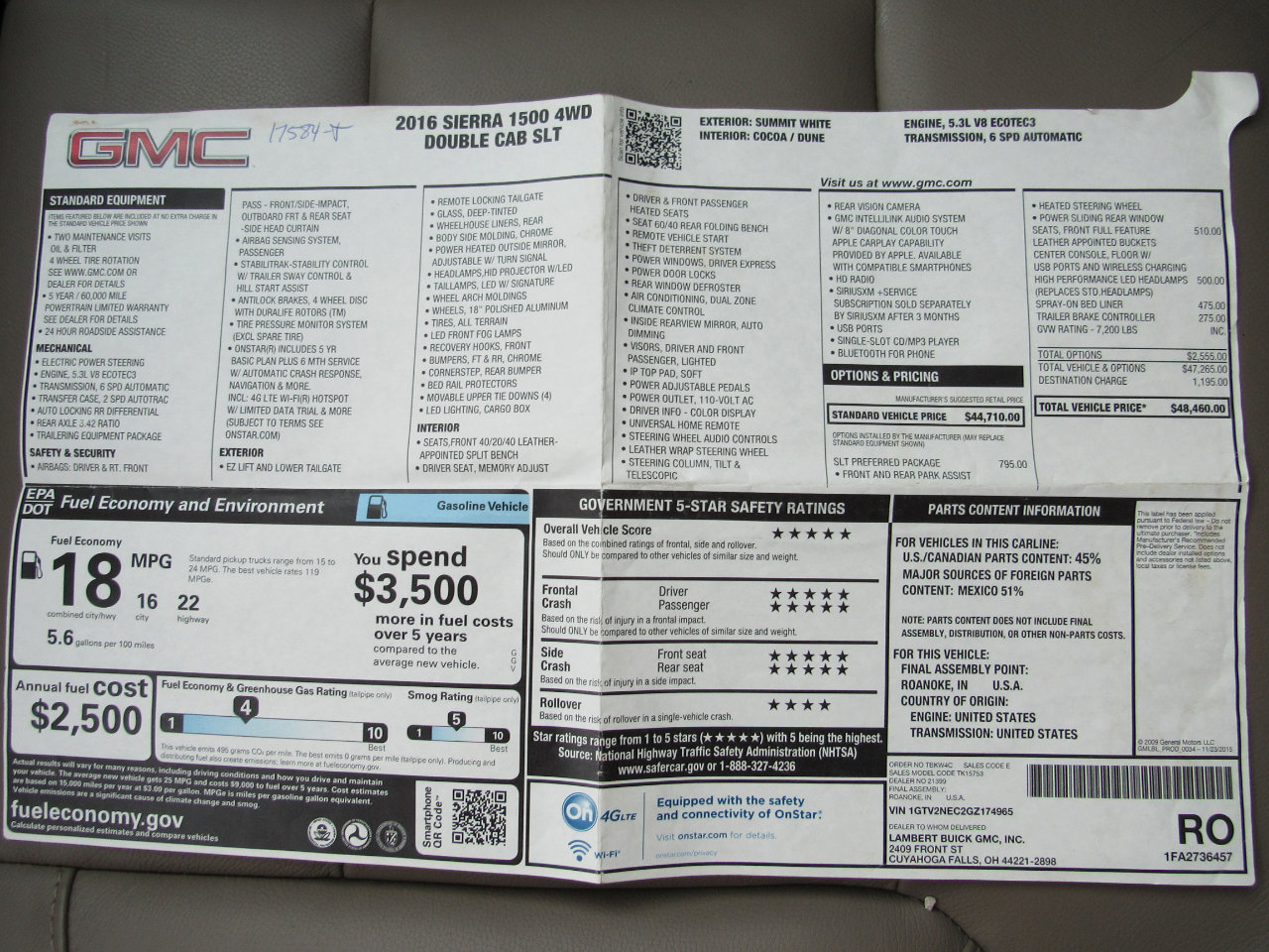 Used 2016 GMC Sierra 1500 SLT w/ SLT Preferred Package image 21