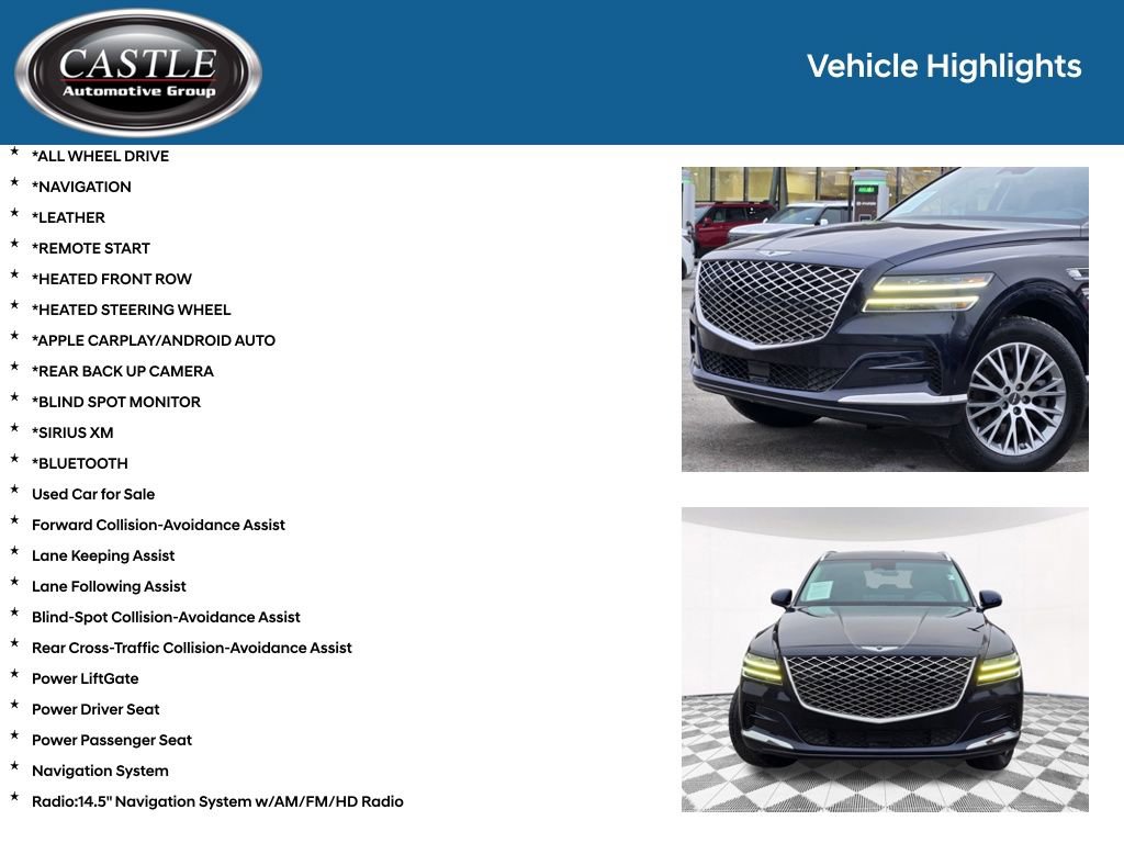 Used 2024 Genesis GV80 2.5T AWD/4WD image 3