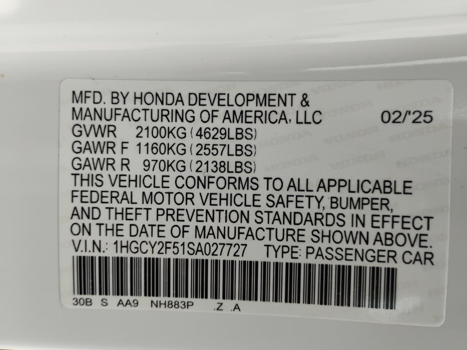 Certified 2025 Honda Accord Sport image 35