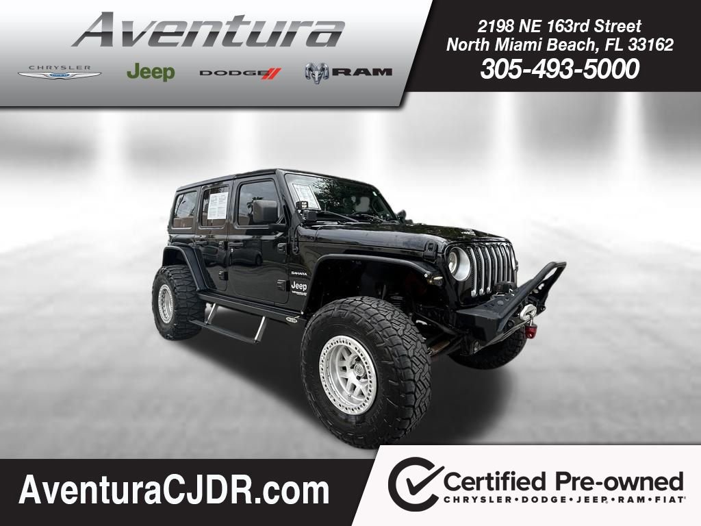 Used 2018 Jeep Wrangler Unlimited Sahara AWD/4WD image 1