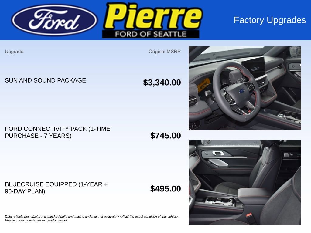 New 2026 Ford Explorer ST w/ Sun And Sound Package image 13