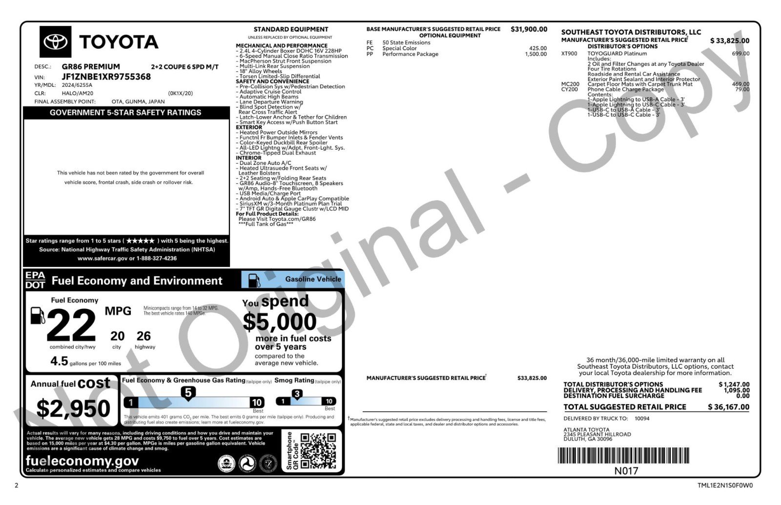 Used 2024 Toyota GR86 Premium image 56