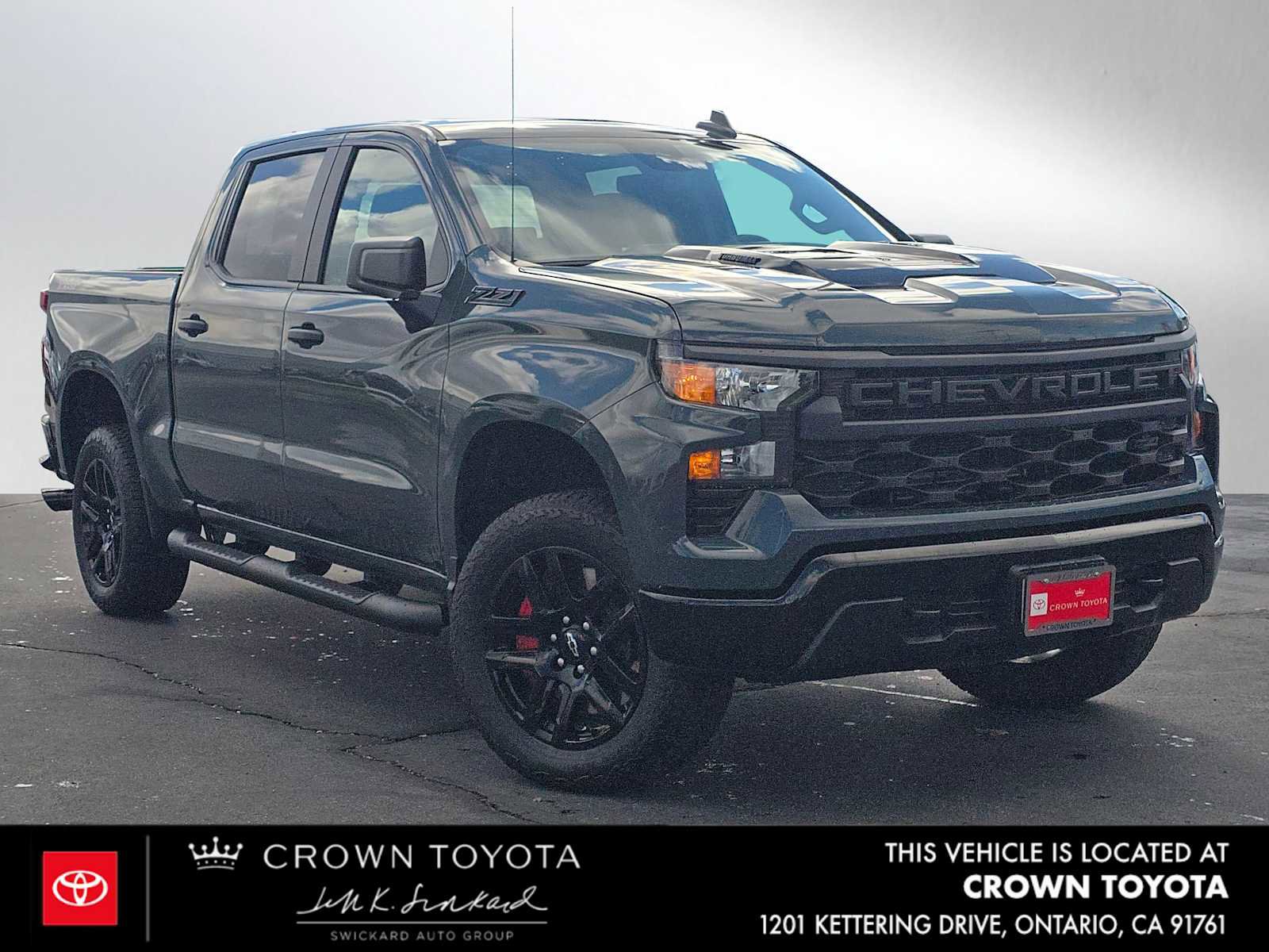 Used 2025 Chevrolet Silverado 1500 Custom Trail Boss w/ Turbomax Blackout Package