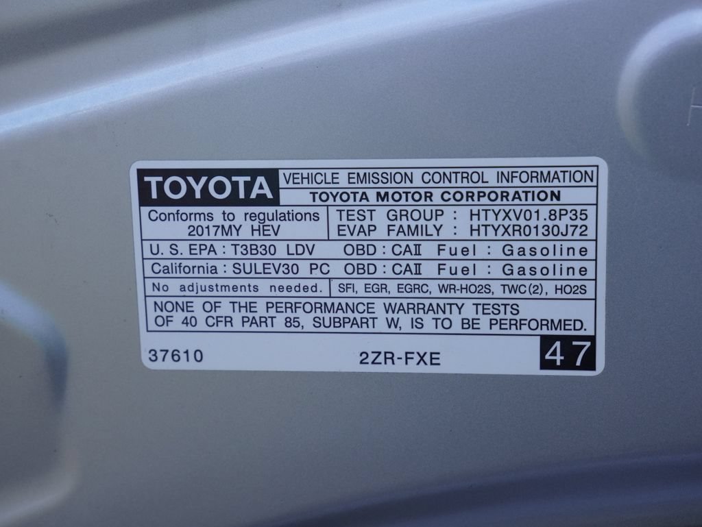 Used 2017 Toyota Prius Prime Advanced w/ Carpet Mat Package FWD image 36