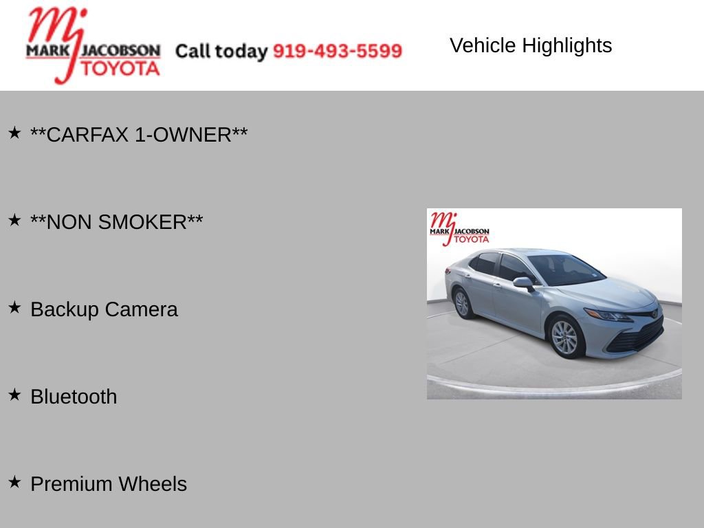 Used 2022 Toyota Camry LE FWD image 6