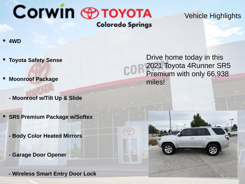 Used 2021 Toyota 4Runner SR5 Premium w/ Moonroof Package AWD/4WD image 6