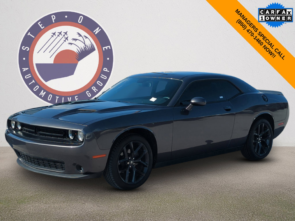 Used 2021 Dodge Challenger SXT w/ Blacktop Package RWD image 1