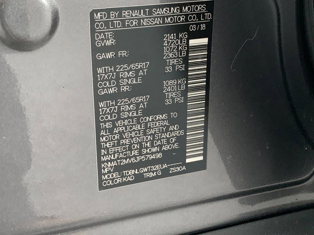 Used 2018 Nissan Rogue SV image 32