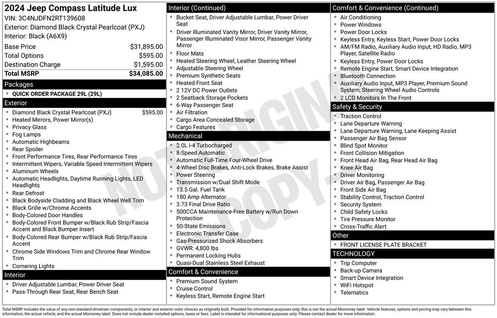 Used 2024 Jeep Compass Latitude image 42