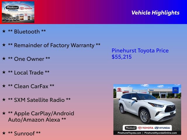 Used 2026 Toyota Highlander Platinum AWD/4WD image 16