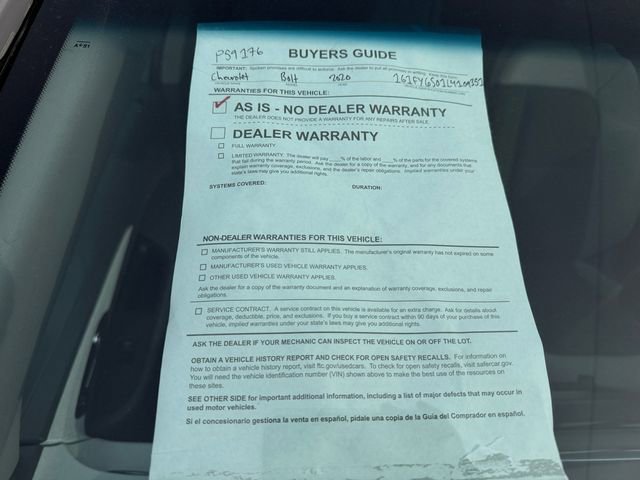 Used 2020 Chevrolet Bolt LT image 35