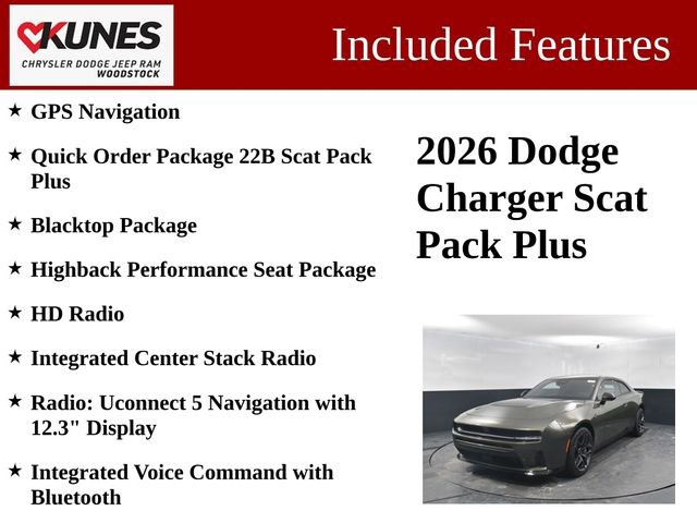 New 2026 Dodge Charger R/T Scat Pack image 3