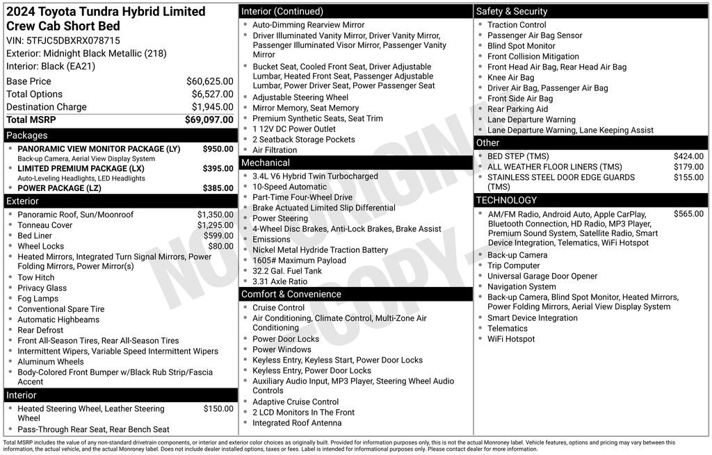 Used 2024 Toyota Tundra Limited image 17