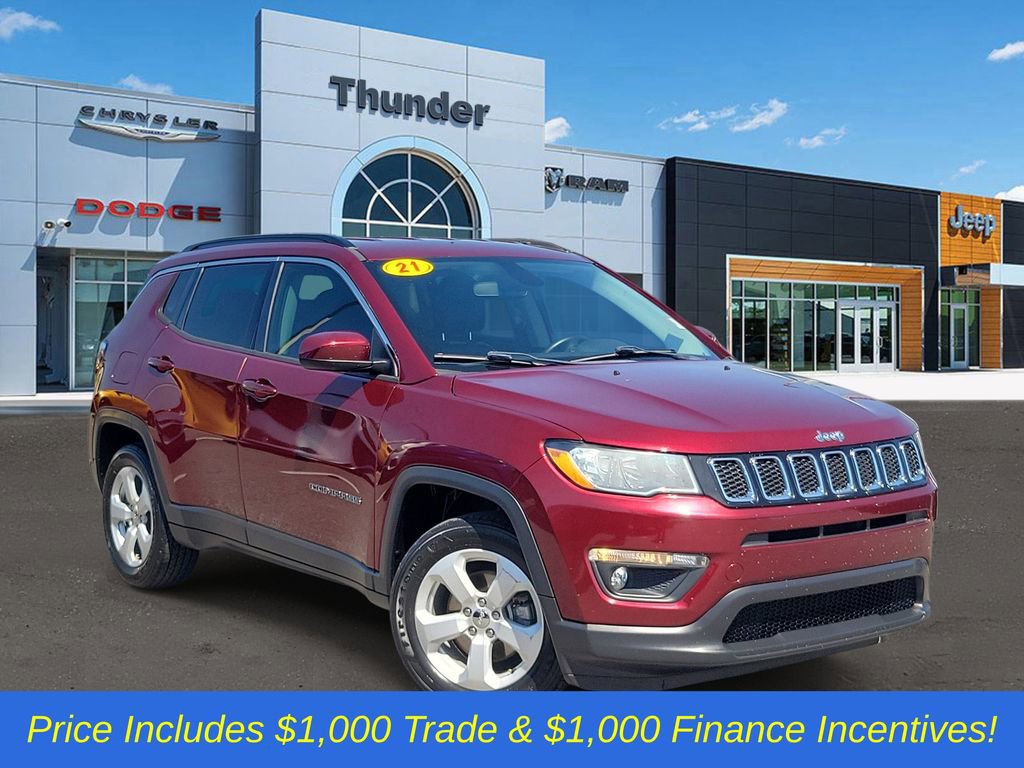 Used 2021 Jeep Compass Latitude FWD image 1