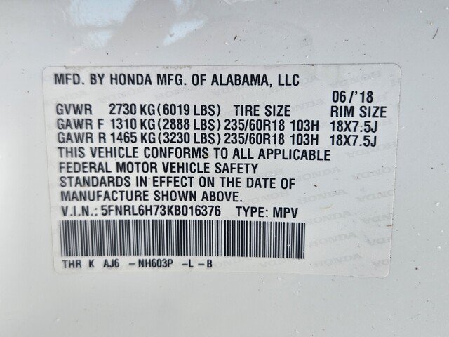Used 2019 Honda Odyssey EX-L image 32