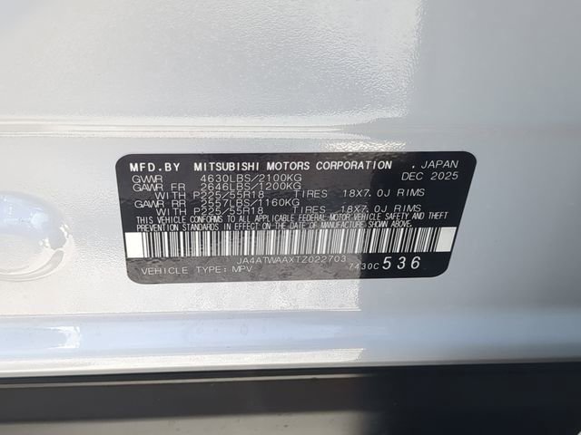 New 2026 Mitsubishi Eclipse Cross Black Edition AWD/4WD image 37