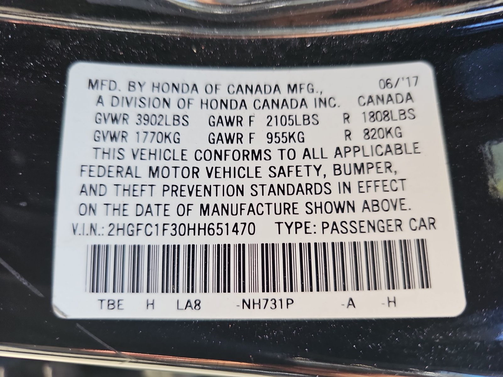 Used 2017 Honda Civic EX-T image 38