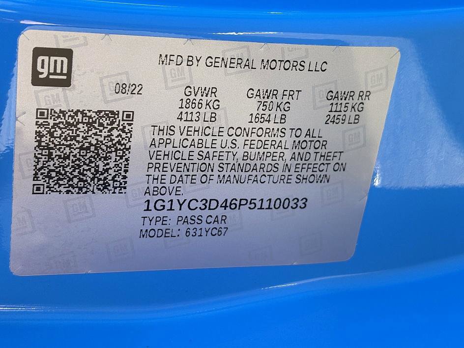 Used 2023 Chevrolet Corvette Stingray Premium Conv w/ Stealth Interior Trim Package image 25