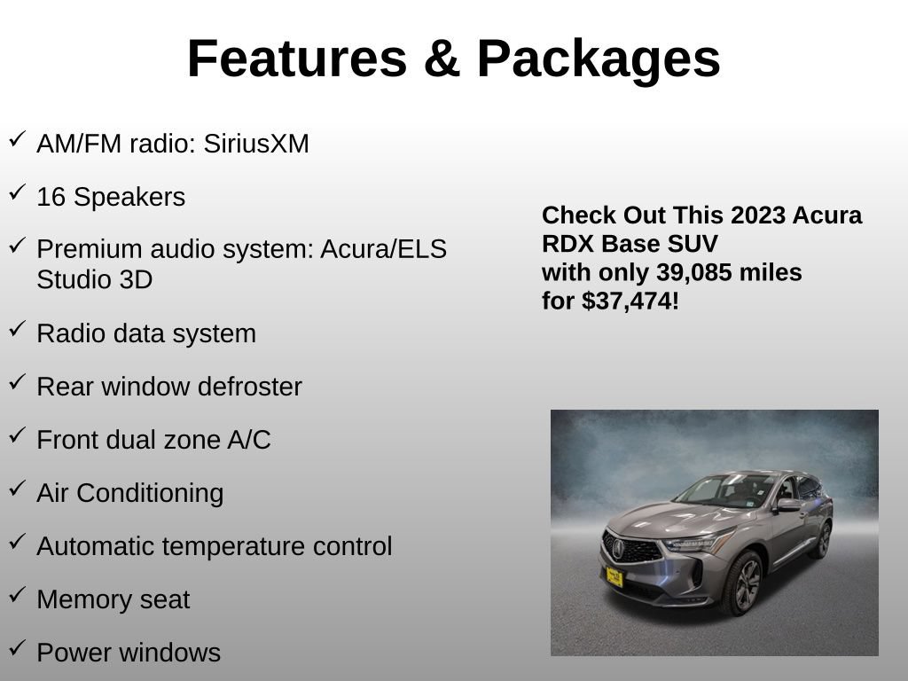 Used 2023 Acura RDX AWD w/ Advance Package image 8