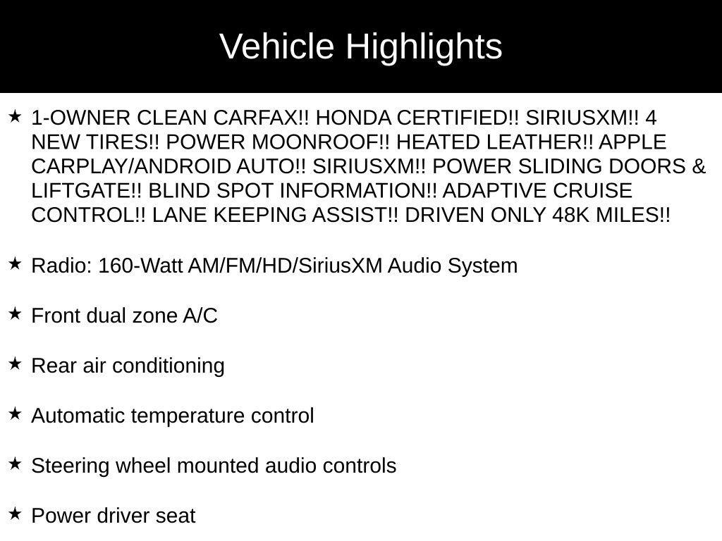 Certified 2025 Honda Odyssey EX-L image 32