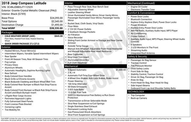 Used 2018 Jeep Compass Latitude w/ Cold Weather Group image 5
