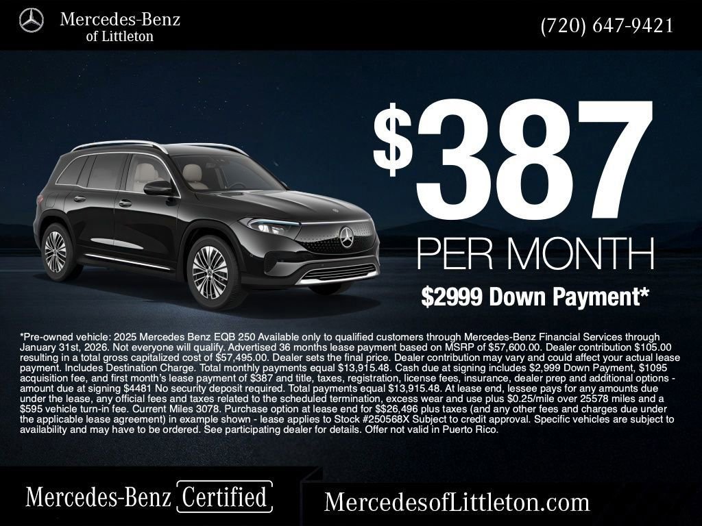 Certified 2025 Mercedes-Benz EQB 250+ 250+ image 3