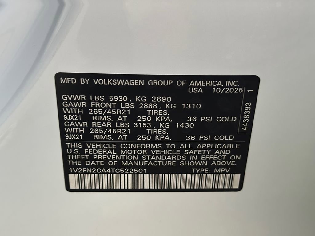 New 2026 Volkswagen Atlas SEL Premium R-Line image 22