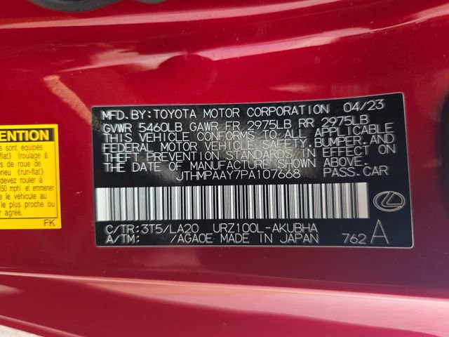 Used 2023 Lexus LC 500 Convertible w/ Touring Package RWD image 40