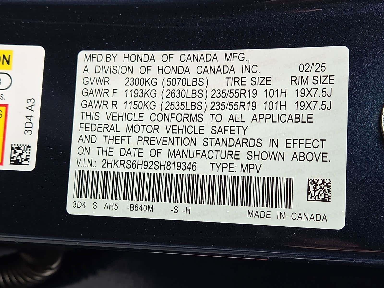 Certified 2025 Honda CR-V Sport Touring image 28