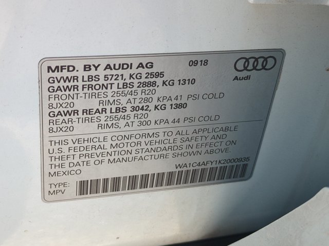 Used 2019 Audi SQ5 Prestige w/ Prestige Package AWD/4WD image 26