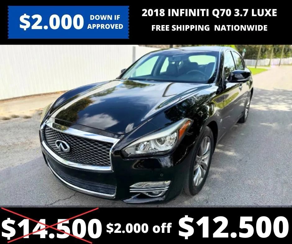 Used 2018 INFINITI Q70 Luxe