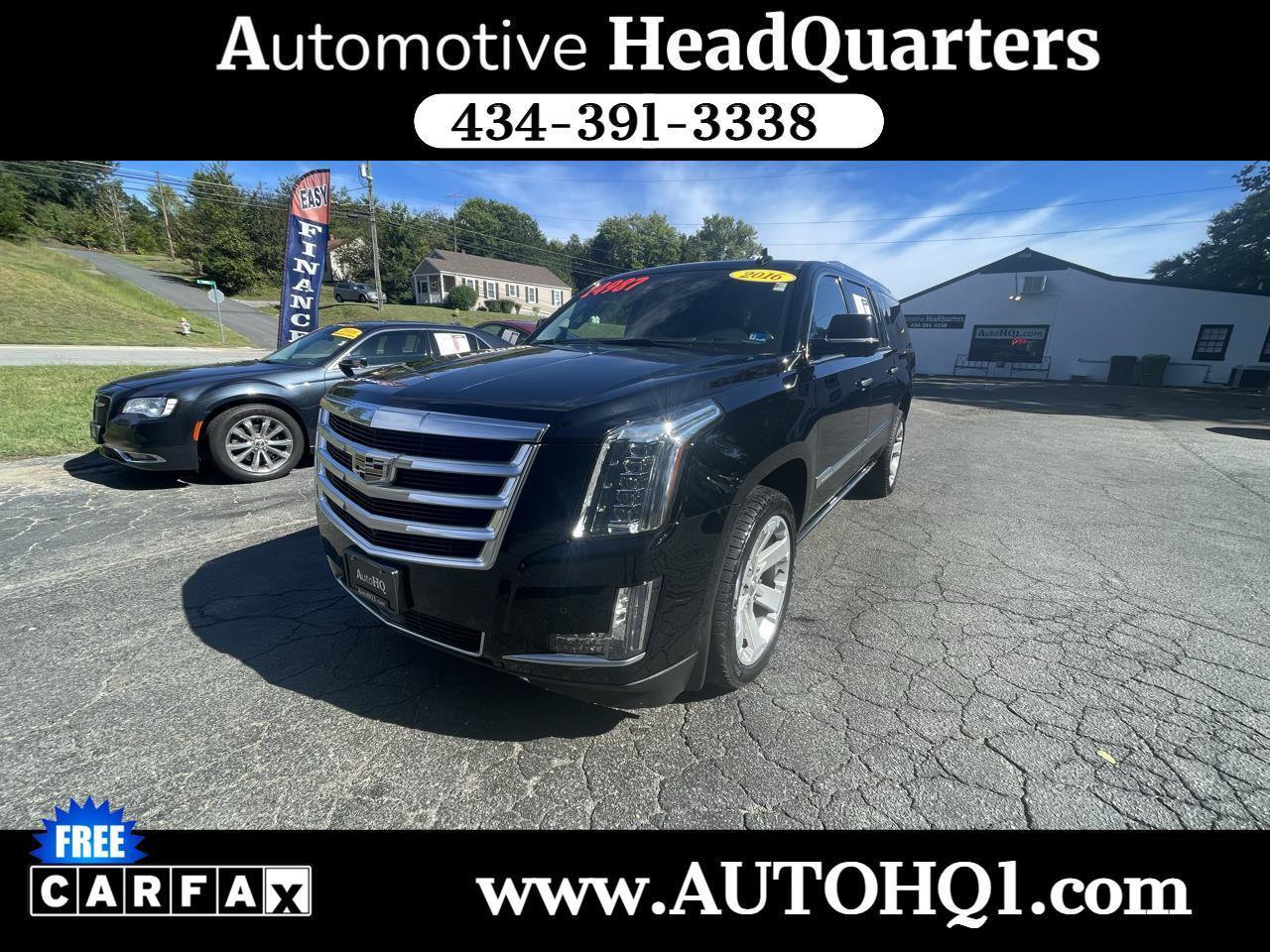 Used 2016 Cadillac Escalade ESV Premium