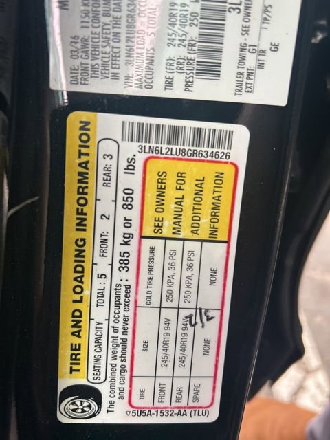 Used 2016 Lincoln MKZ Hybrid w/ Equipment Group 600A Reserve image 11