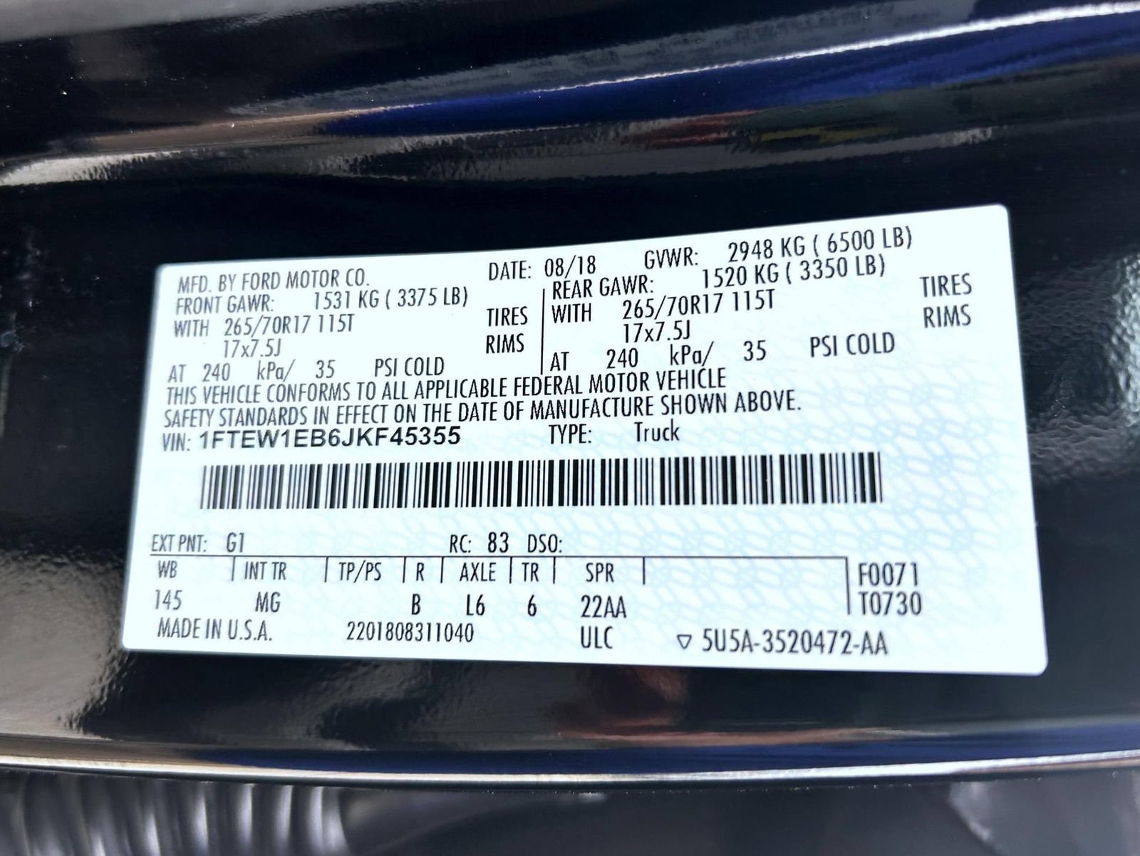 Used 2018 Ford F150 XLT AWD/4WD image 26