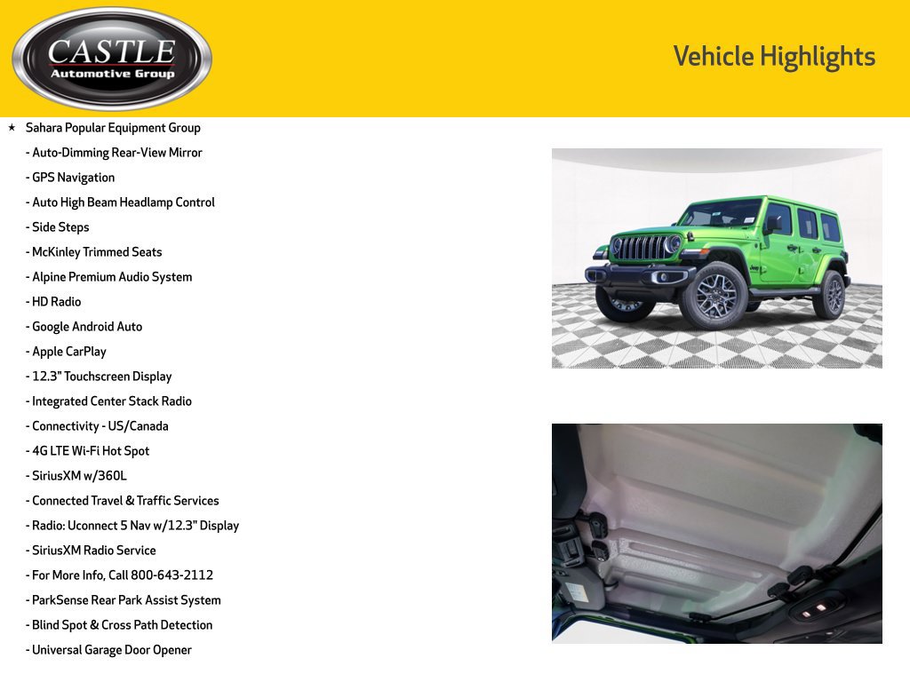 New 2026 Jeep Wrangler Unlimited Sahara AWD/4WD image 3