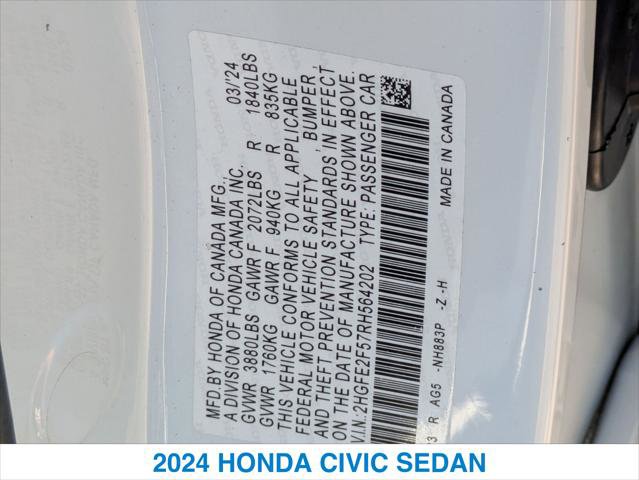 Used 2024 Honda Civic Sport image 26
