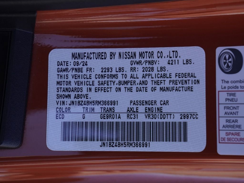 Used 2024 Nissan Z Performance w/ Heritage Edition image 27