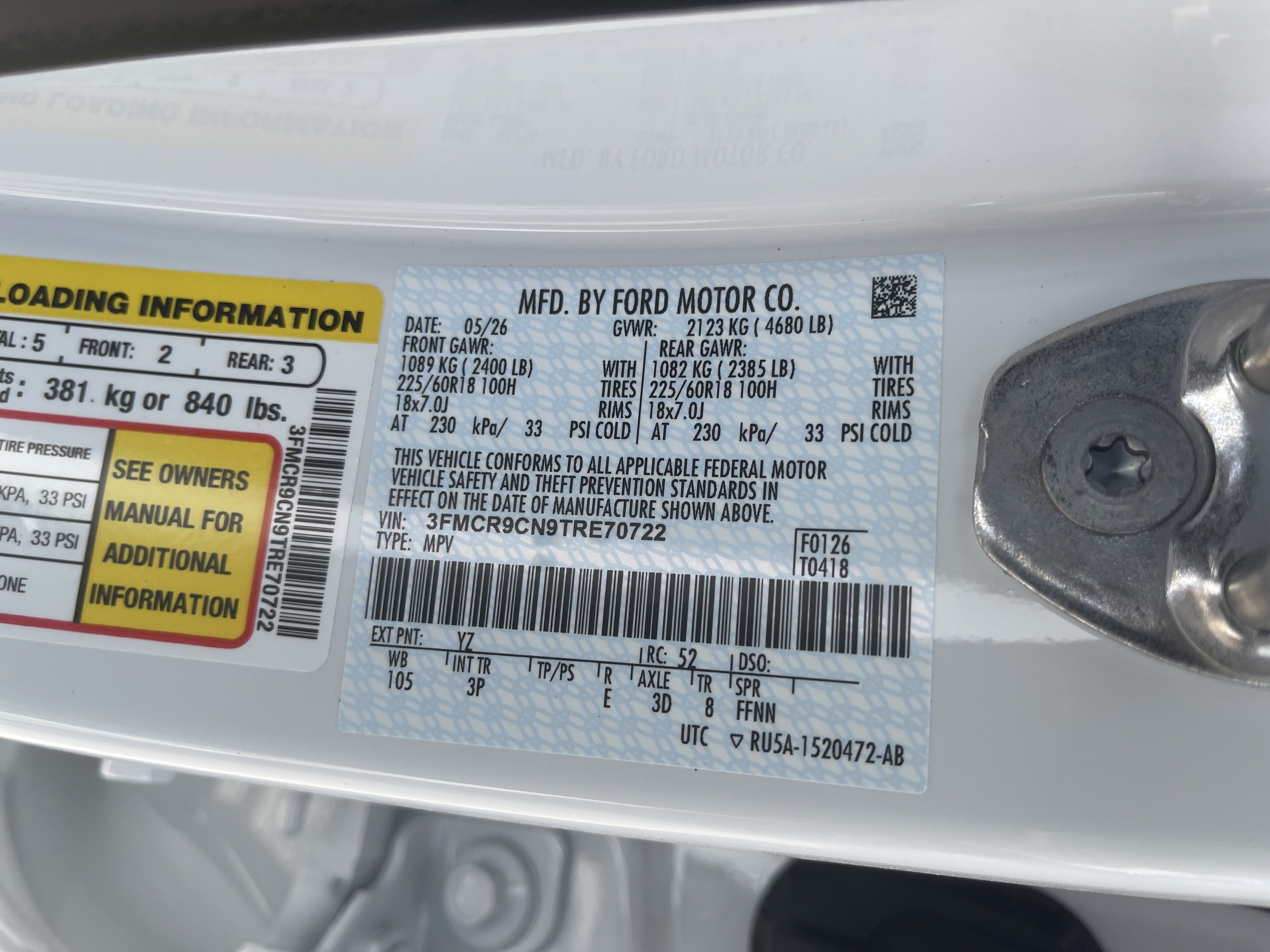 New 2026 Ford Bronco Sport Outer Banks AWD/4WD image 36