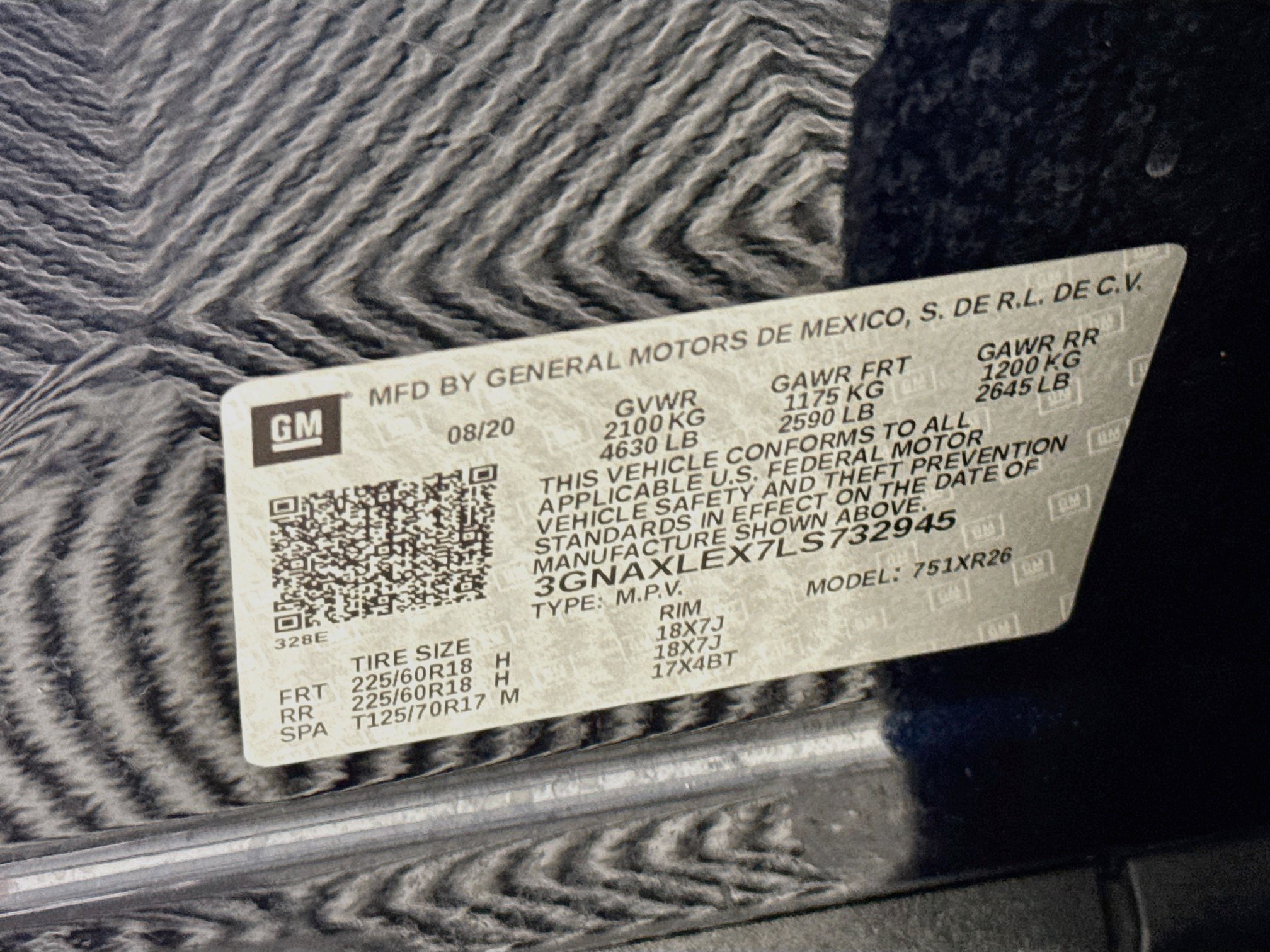 Used 2020 Chevrolet Equinox LT FWD image 54
