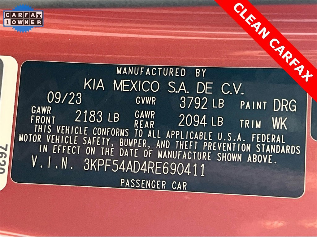 Certified 2024 Kia Forte GT-Line w/ GT-Line Premium Package image 34