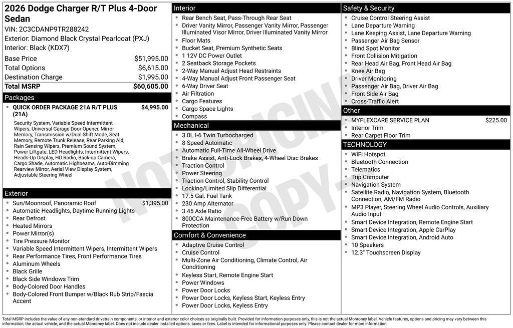 New 2026 Dodge Charger R/T AWD/4WD image 36