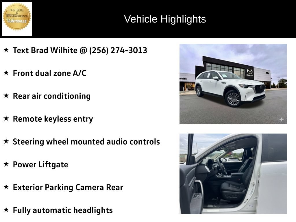 Certified 2026 MAZDA CX-90 3.3 Turbo w/ Select Package AWD/4WD image 7