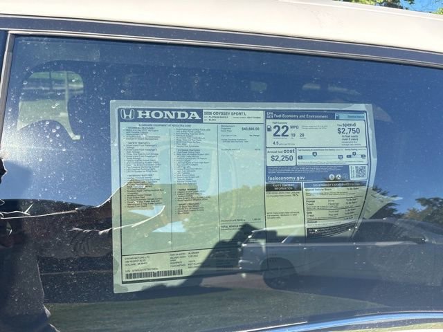 New 2026 Honda Odyssey Sport-L image 5