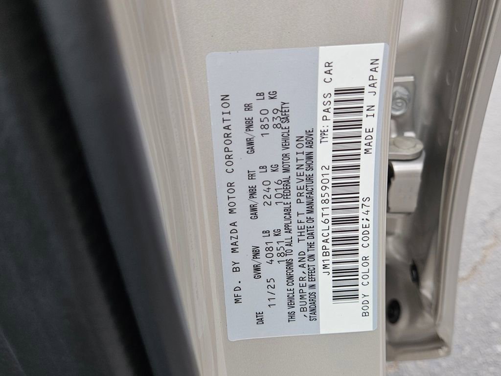 New 2026 MAZDA MAZDA3 2.5 S Sedan w/ Preferred Pkg image 6