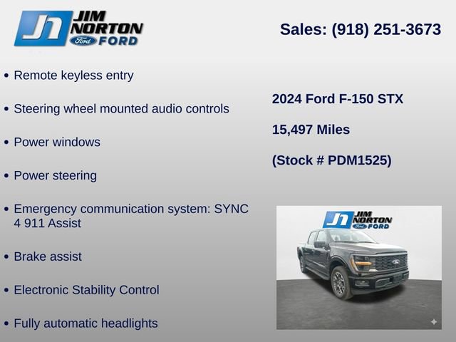 Used 2024 Ford F150 STX w/ Mobile Office Package image 14
