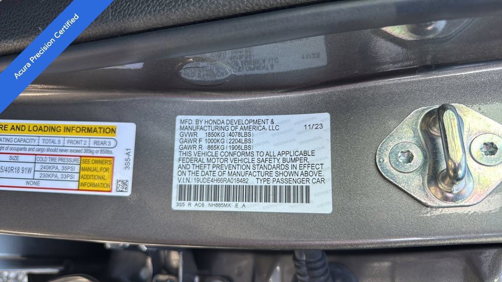 Used 2024 Acura Integra A-Spec w/ Technology Package FWD image 36